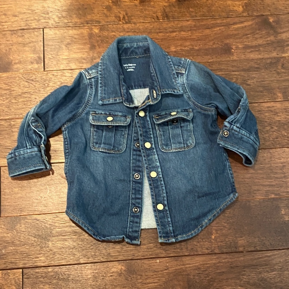 GAP Kids Classic Denim Jacket in Blue